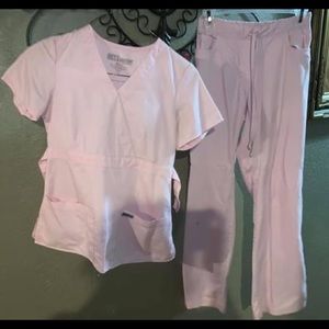 Top and bottoms size medium.